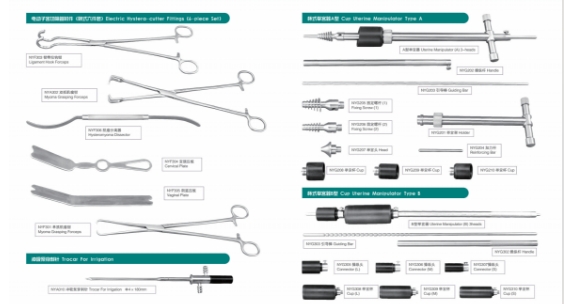 南宇電動子宮切除器及配套手術(shù)器械ny-dz-Ⅱ